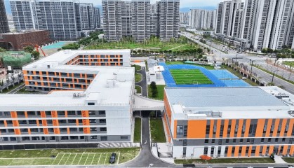 9月1日开学西安高新区两所新建小学投用