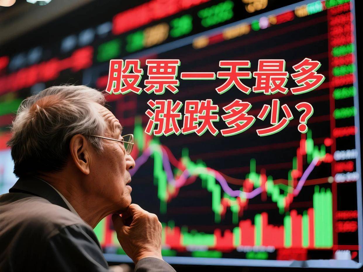股票一天最多涨跌多少？