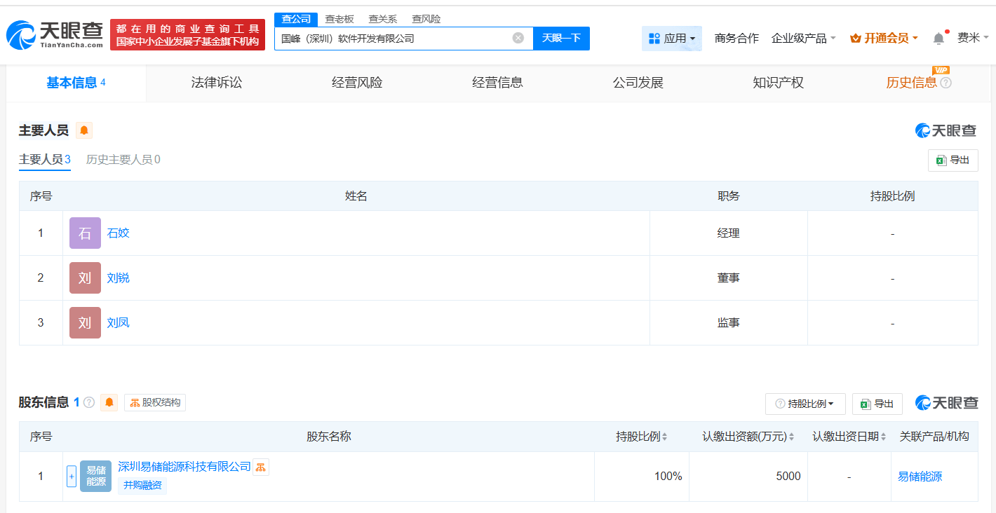 赣锋锂业在深圳成立软件开发公司