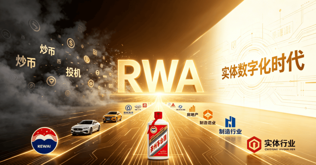 不炒币、不玩噱头！茅台砸6亿入局RWA，实体资产上链新时代来了